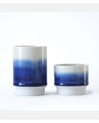 Hasami-yaki Cup - Indigo Gradient - large